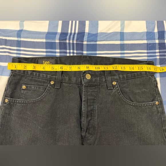 Lee Mens Black Denim Jeans 34x32 - Picture 7 of 9